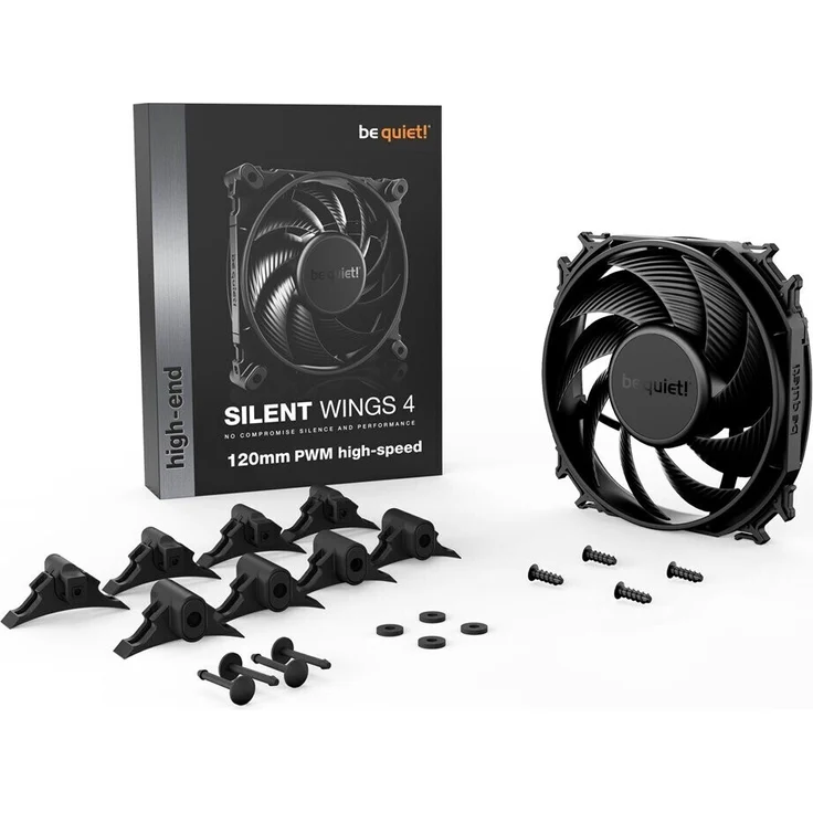 be quiet! SILENT WINGS 4, 120mm PWM high-speed, Gehäuselüfter – Bild 4