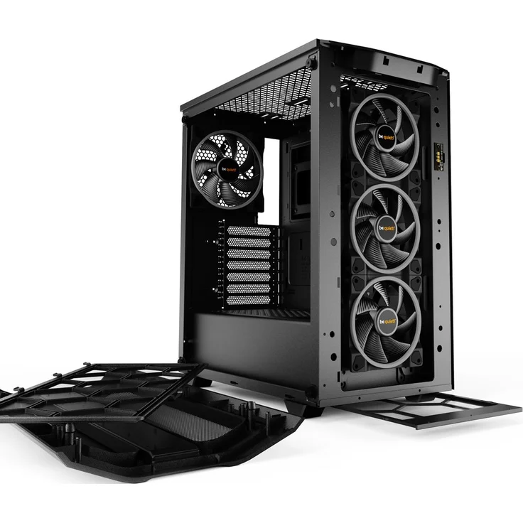 be quiet! PURE BASE 500 FX Schwarz, Midi Tower, mit Seitenfenster, ohne Netzteil (BGW43) – Bild 4