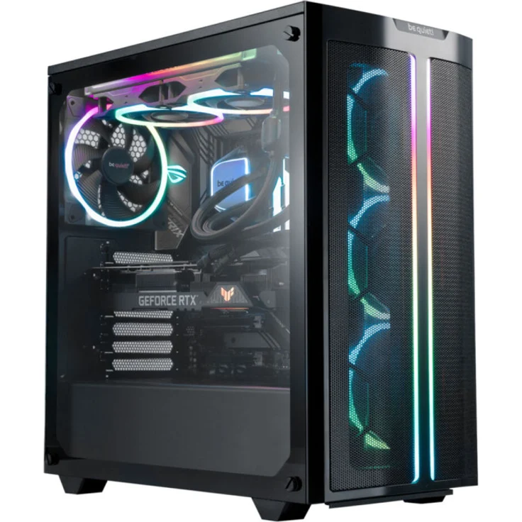 be quiet! PURE BASE 500 FX Schwarz, Midi Tower, mit Seitenfenster, ohne Netzteil (BGW43) – Bild 7