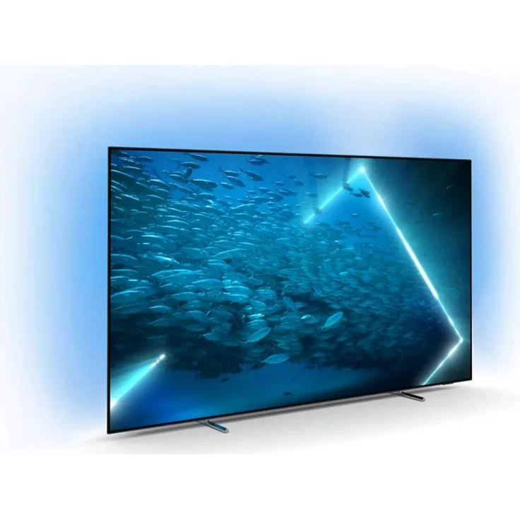 Philips 55OLED707-12 139 cm (55 Zoll) OLED Ambilight Smart TV (Ultra HD, Dolby Vision, OLED) HD-Triple-Tuner (Sat, Antenne, Kabel) Modelljahr 2022 Energieklasse G (DE-Modell) – Bild 3