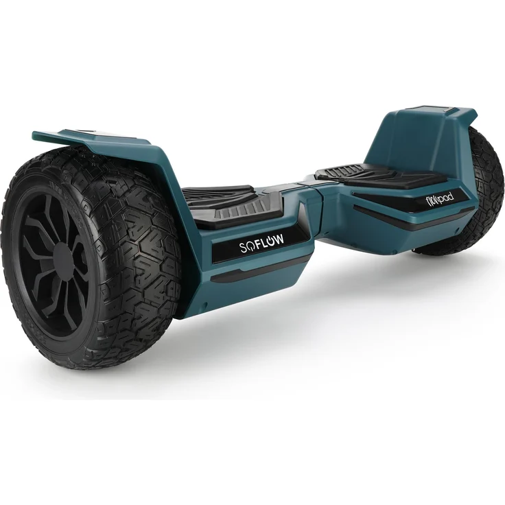 SoFlow Flow Pad X Hoverboard, Schwarz/Grün – Bild 1