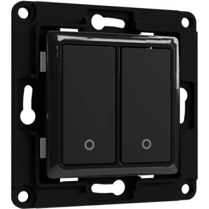 Shelly Wandschalter (2 Taster) schwarz (206438)