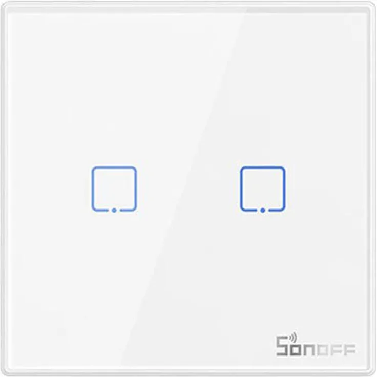 SONOFF Lichtschalter T2EU2C-RF 2 Kanal