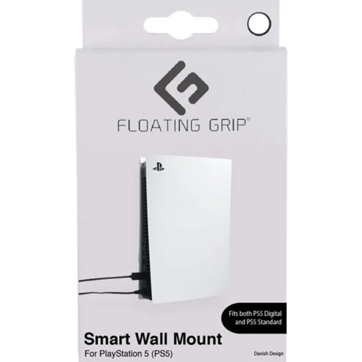Floating Grip PS5 Wall Mount, weiß