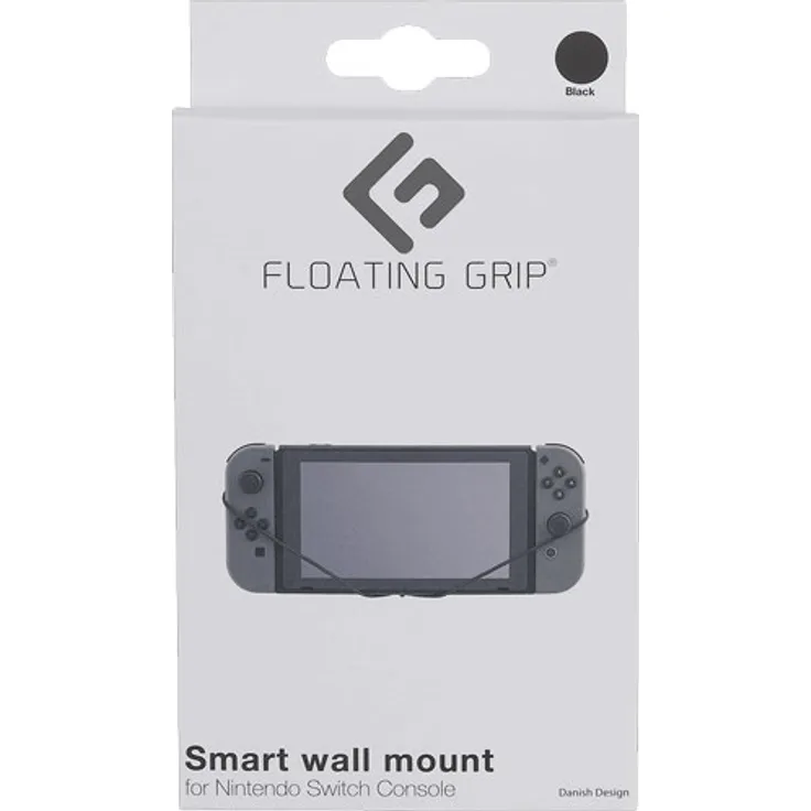 Floating Grip Nintendo Switch Wall Mount, schwarz/grau 