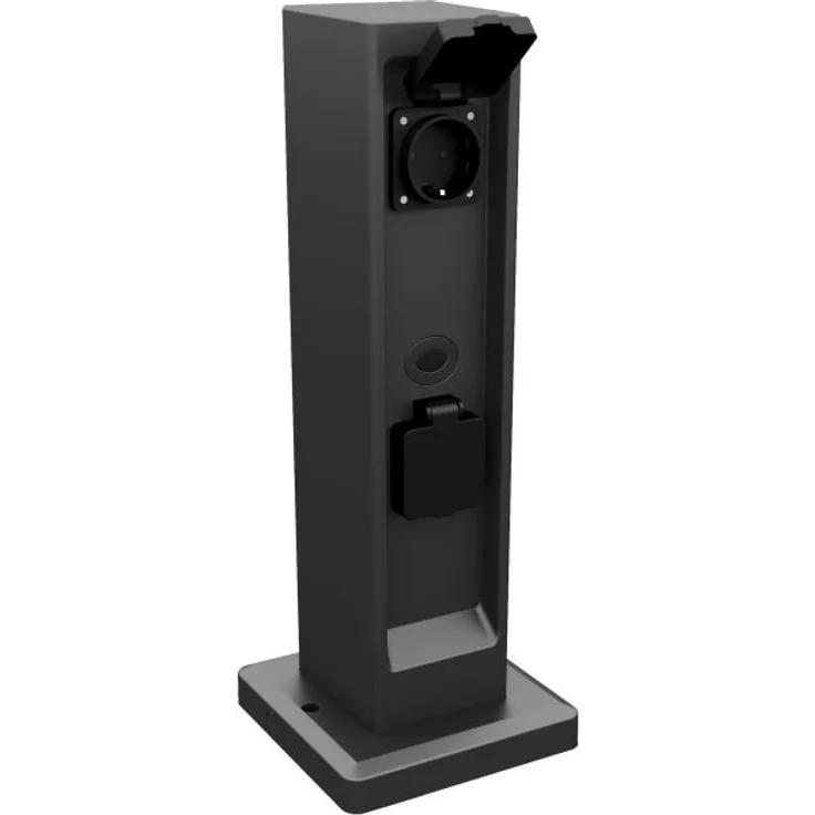 tint Smart Socket Tower Outdoor Außensteckdose mit insgesamt vier Anschlüsse
