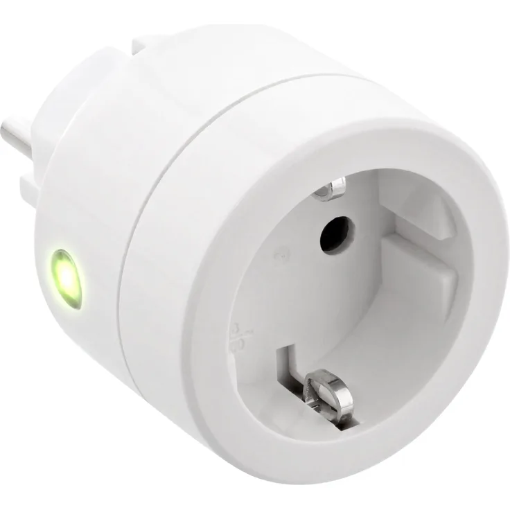 InLine SmartHome Smart-Stecker kabellos 802,11b-g-n 2,4 Ghz weiß (40155B)