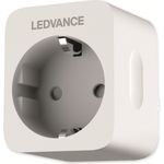 LEDVANCE SMART+ Schaltbare Steckdose für WiFi, mit Strom Vermessung, Kompatibel mit Google und Alexa Voice Control, Steuerung per Fernbedienung möglich, 1er-Pack