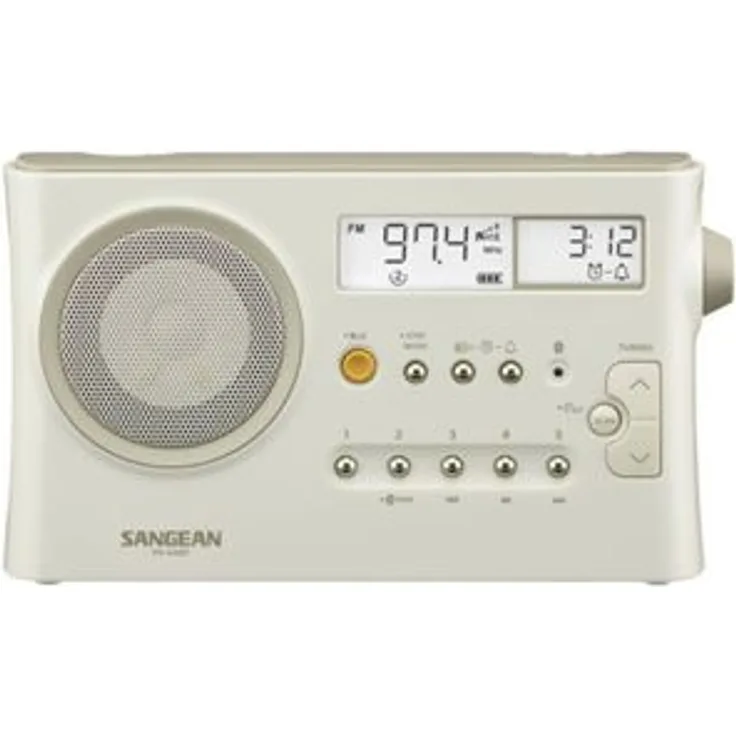 Sangean PR-D4 Tischradio, (Streaming, FM, LW, KW, UKW, MW), LCD, weiß