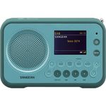 Sangean DPR-76BT Digitalradio (UKW/DAB+), LCD, hellblau