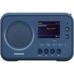 Sangean DPR-76BT Digitalradio (UKW/DAB+), LCD, dunkelblau