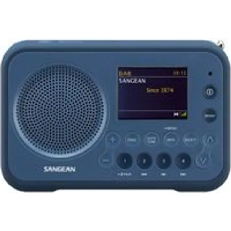 Sangean DPR-76BT Digitalradio (UKW/DAB+), LCD, dunkelblau
