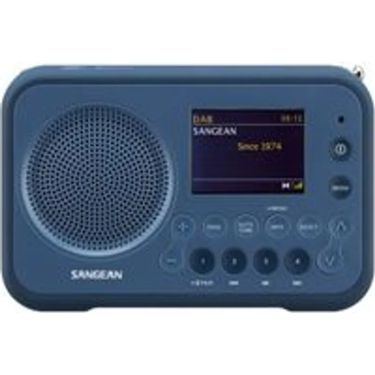 Sangean DPR-76BT Digitalradio (UKW/DAB+), LCD, dunkelblau – Bild 1