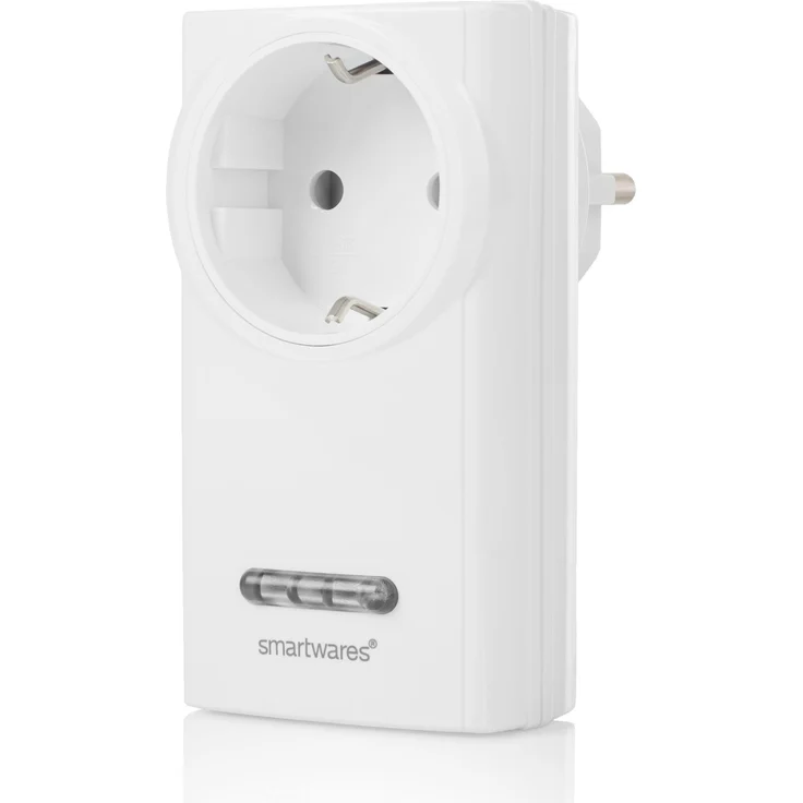 Smartwares SmartHome Funk-Steckdose innen, fernbedienbarer Zwischenstecker für Lampen, 230 V, weiß (SH4-90261) – Bild 2