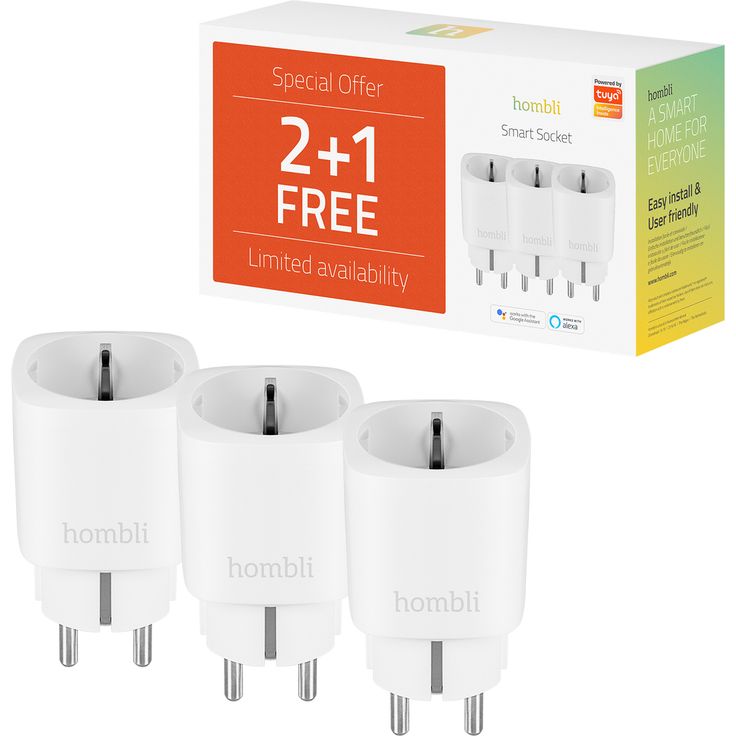 Hombli Smart Steckdose 2+1 EU