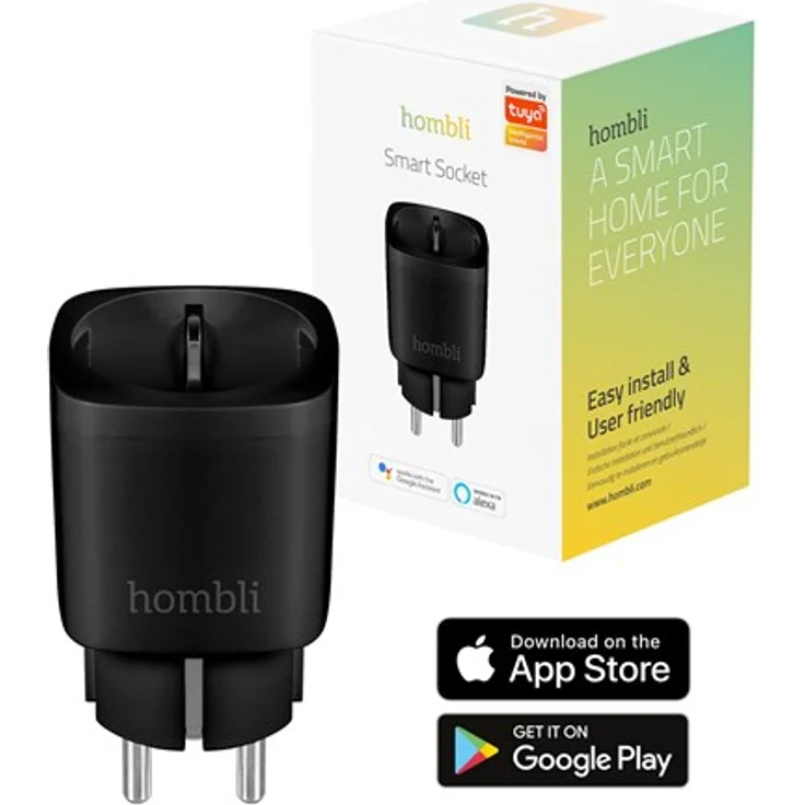 Hombli Smart Steckdose EU Black Edition – Bild 2