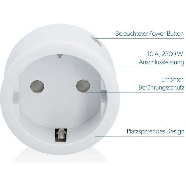 Unitec Elektro WIFI Zwischenstecker weiß – Bild 4