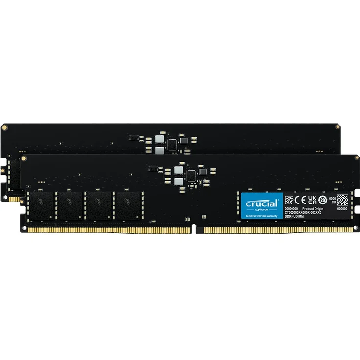 Crucial - DDR5 - Kit - 64 GB: 2 x 32 GB - DIMM 288-PIN - 4800 MHz - PC5-38400 – Bild 1