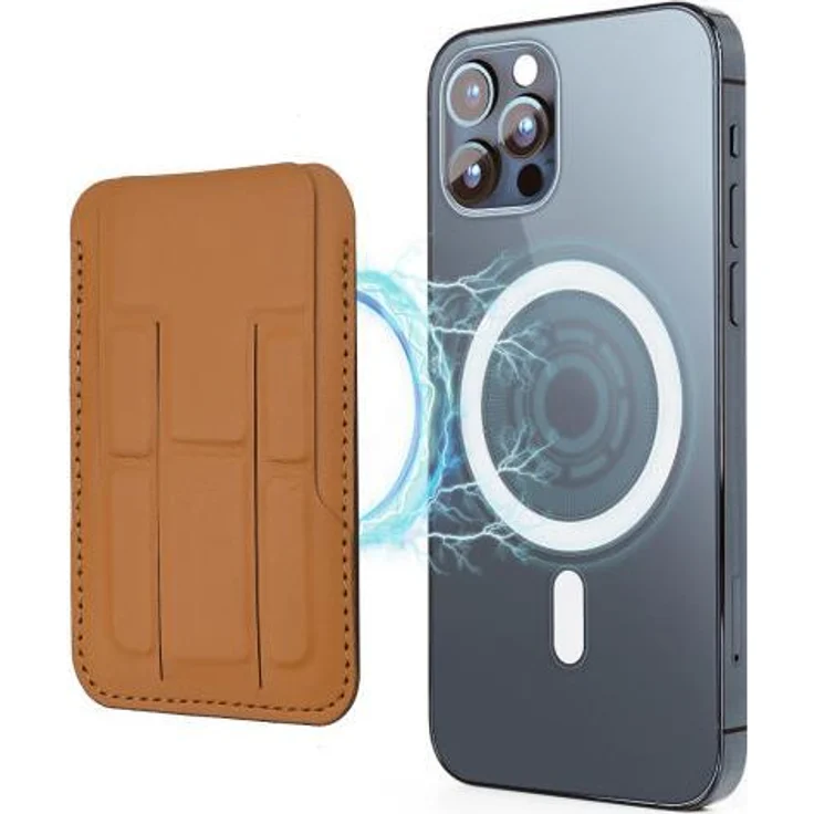 4smarts Kickstand Wallet UltiMag ErgoFold cognac