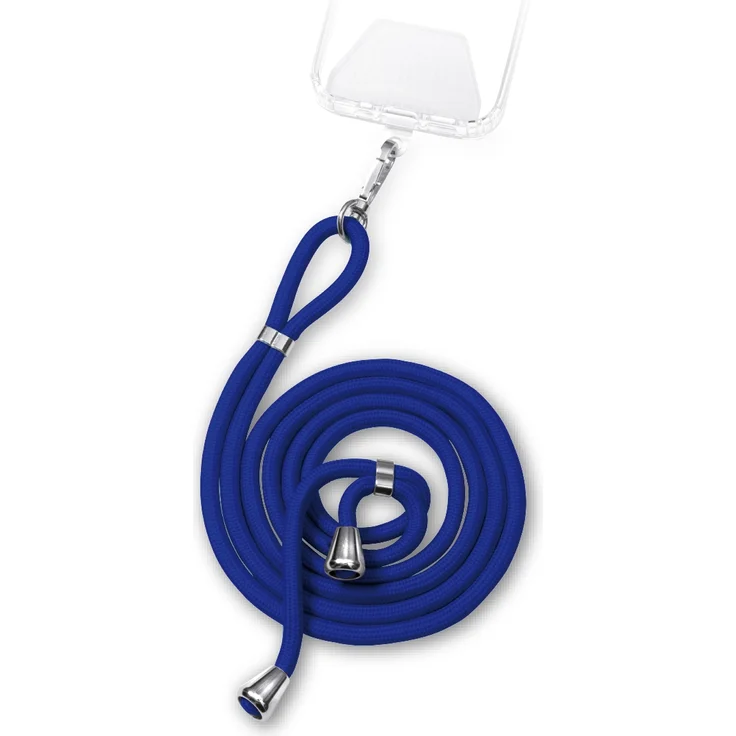 Vivanco Handykette, Smartphone Necklace Patch universal (Blau)