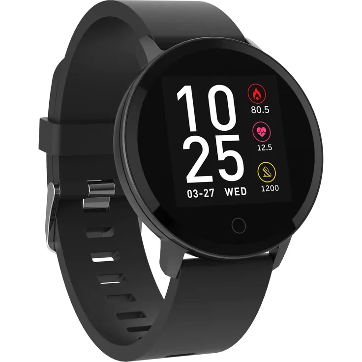 Forever ForeVive Lite SB-315 Smartwatch Unisex, Einheitsgröße, Black