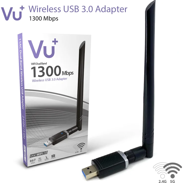 VU+ Dual Band WLAN-Stick 1300 Mbit/s – Bild 2