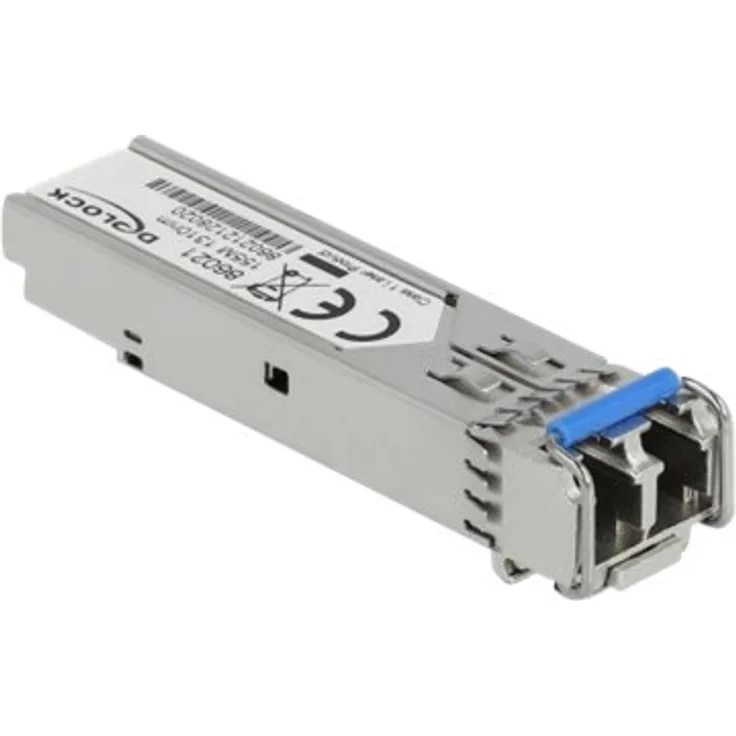 Delock - SFP (Mini-GBIC)-Transceiver-Modul - 100Mb LAN - 100Base-FX - LC Single-Modus - bis zu 20 km - 1310 nm (86021)