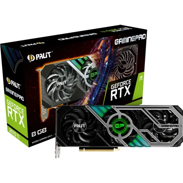 Palit NED307T019P2-1046A Grafikkarte NVIDIA GeForce RTX 3070 Ti 8 GB GDDR6X (NED307T019P2-1046A)