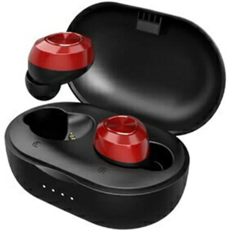 Lenovo HT10 In-Ear-Kopfhörer, schwarz, rot