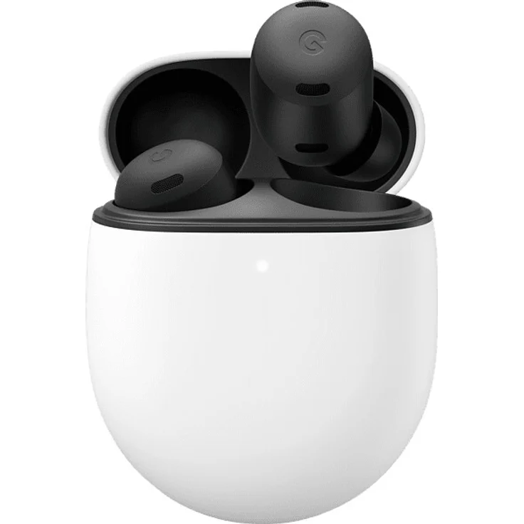 Google Pixel Buds Pro In-Ear-Kopfhörer (Freisprechfunktion, kabelloses Aufladen mit Lade-Transport-Box, Schnellladefunktion, Active Noise Cancelling (ANC), Transparenz Modus), charcoal – Bild 2