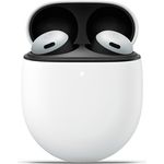 Google Pixel Buds Pro In-Ear-Kopfhörer (Freisprechfunktion, kabelloses Aufladen mit Lade-Transport-Box, Schnellladefunktion, Active Noise Cancelling (ANC), Transparenz Modus), fog