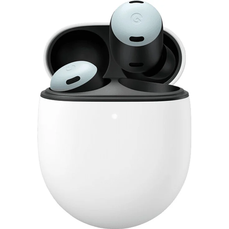 Google Pixel Buds Pro In-Ear-Kopfhörer (Freisprechfunktion, kabelloses Aufladen mit Lade-Transport-Box, Schnellladefunktion, Active Noise Cancelling (ANC), Transparenz Modus), fog – Bild 2