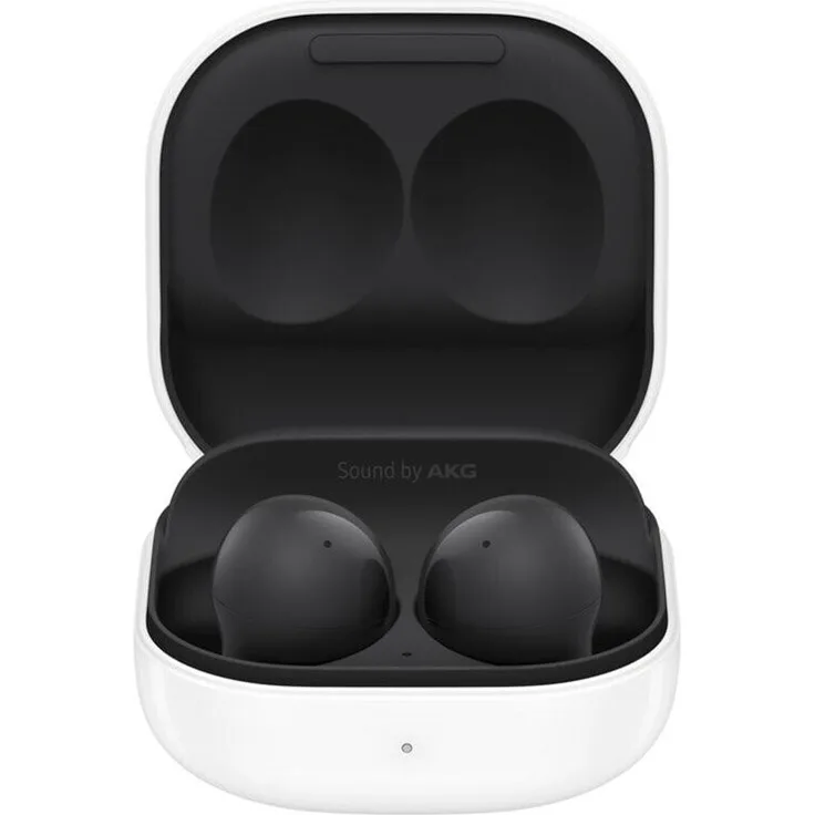 Samsung Galaxy Buds 2 SM-R177 In-Ear-Kopfhörer (Kabelloses Aufladen, Schnellladefunktion, Anruf annehmen, Active Noise Cancelling (ANC)), weiß