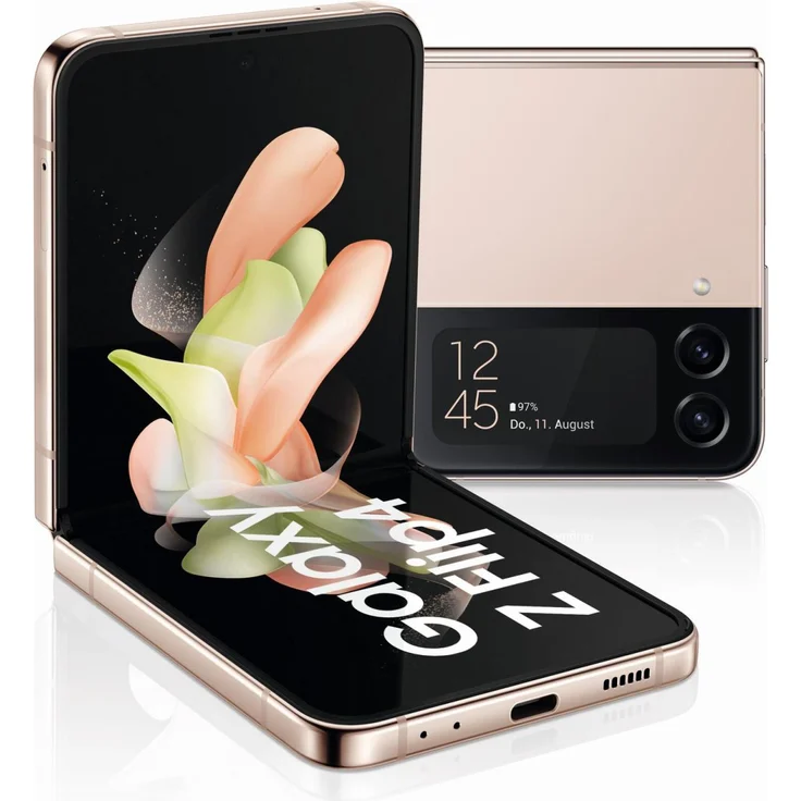 Samsung Galaxy Z Flip 4 5G Smartphone 17,018cm (6,7 Zoll) AMOLED-Display, 128GB interner Speicher, 8GB RAM, Dual-SIM, Android 12, Pink Gold – Bild 10