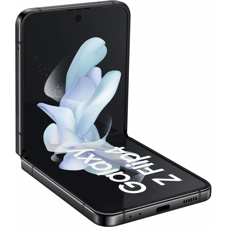 Samsung Galaxy Z Flip 4 5G Smartphone 17,018cm (6,7 Zoll) AMOLED-Display, 128GB interner Speicher, 8GB RAM, Dual-SIM, Android 12, Graphite – Bild 1