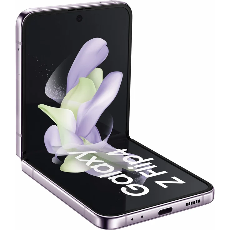 Samsung Galaxy Z Flip 4 5G Smartphone 17,018cm (6,7 Zoll) AMOLED-Display, 128GB interner Speicher, 8GB RAM, Dual-SIM, Android 12, Bora Purple – Bild 1
