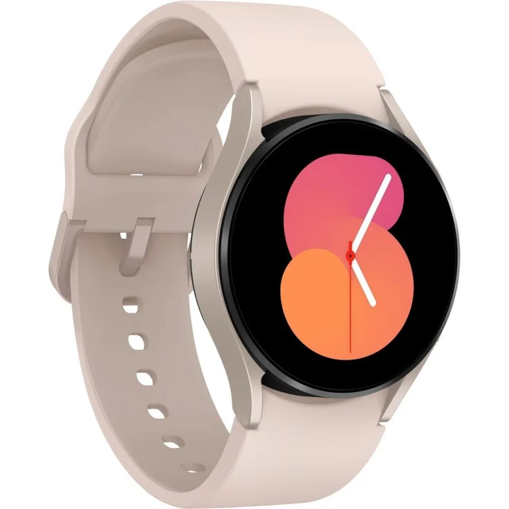 Samsung Galaxy Watch5 Bluetooth Smartwatch GPS, Unisex, 40mm, Aluminiumgehäuse, Pink Gold – Bild 1