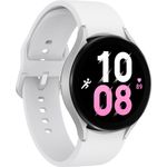 Samsung Galaxy Watch5 LTE Smartwatch GPS, Unisex, 44mm, Aluminiumgehäuse, Silver