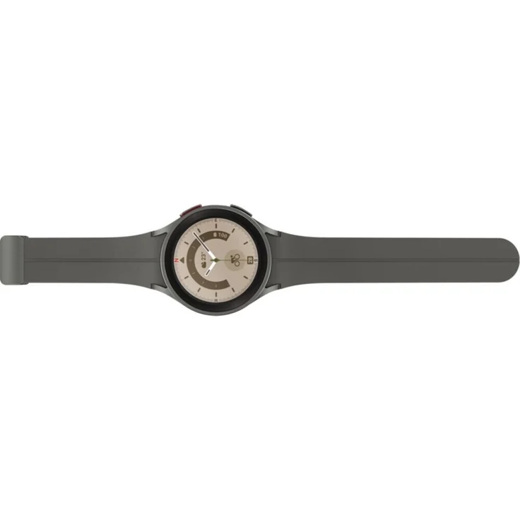 Samsung Galaxy Watch5 Pro Bluetooth Smartwatch GPS, Unisex, 45mm, Titangehäuse, Gray Titanium – Bild 6