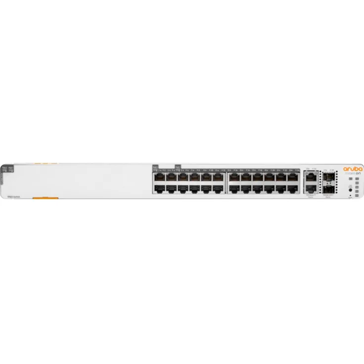 HPE Aruba Instant On 1960 24G 20p Class4 4p Class6 PoE 2XGT 2SFP+ 370W Switch - Switch - L3 Lite - managed - 24 x 10-100-1000 + 2 x 10 Gigabit SFP+ + 2 x 100-1000-10GBase-T - an Rack montierbar