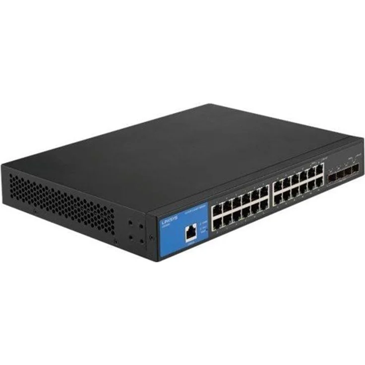 LINKSYS 28p LGS328C-EU (24x10-100-1000Mbit 4xSFP+) – Bild 2
