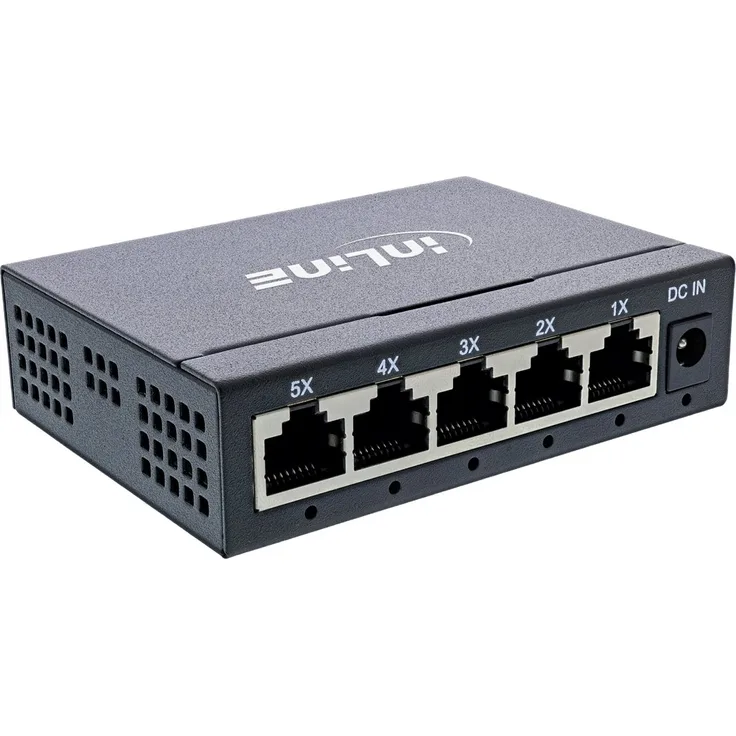 INLINE - Switch - unmanaged - 5 x 10-100-1000 - Desktop