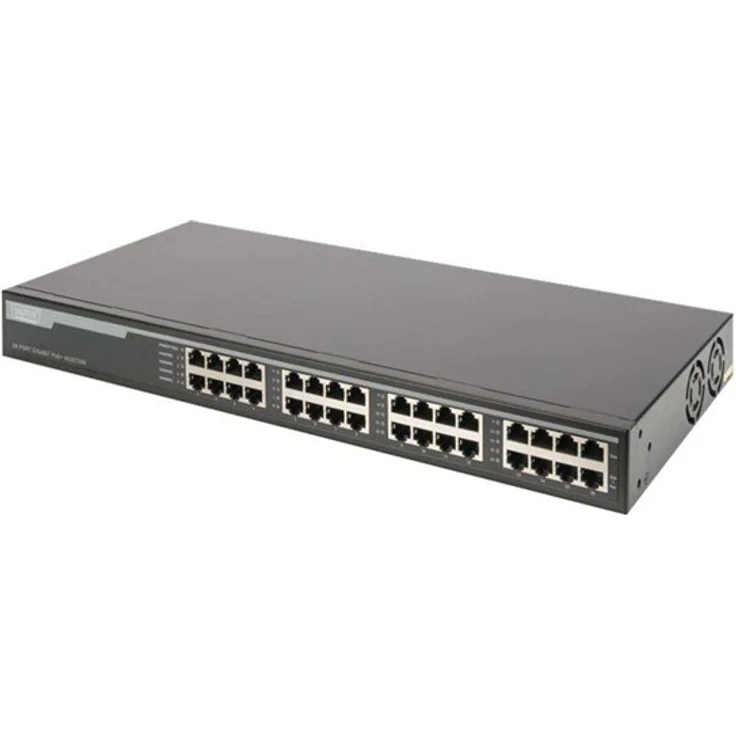 DIGITUS 16 Port Gigabit PoE+ Injektor – Bild 6