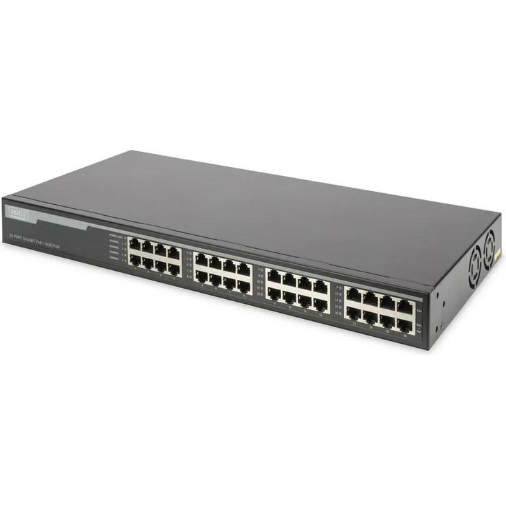 DIGITUS 16 Port Gigabit PoE+ Injektor – Bild 2
