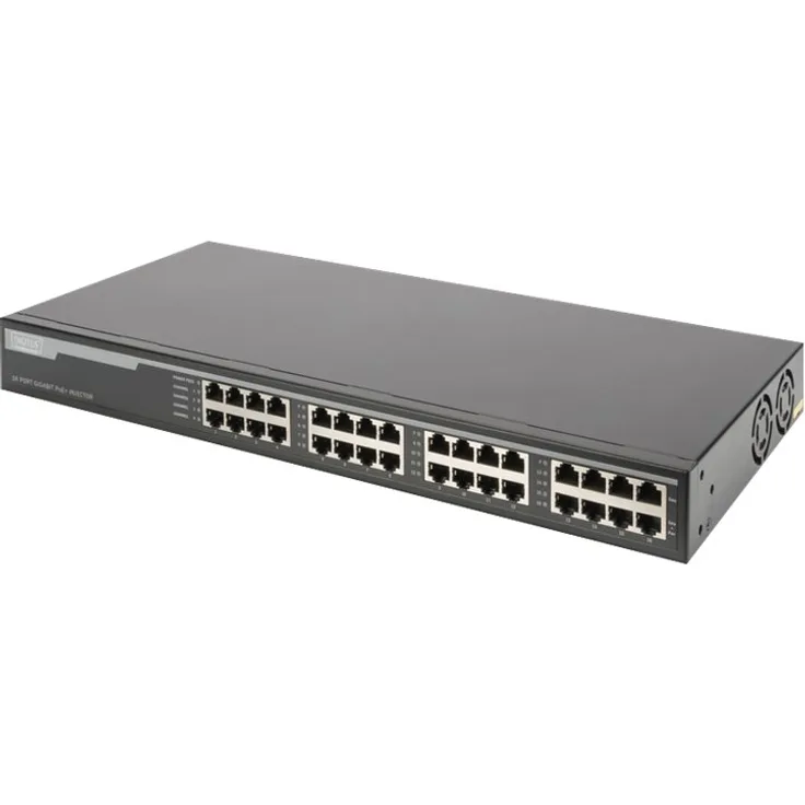 DIGITUS 16 Port Gigabit PoE+ Injektor