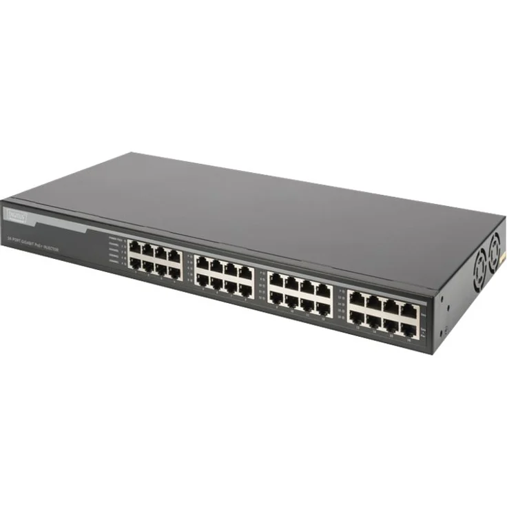 DIGITUS 16 Port Gigabit PoE+ Injektor – Bild 1