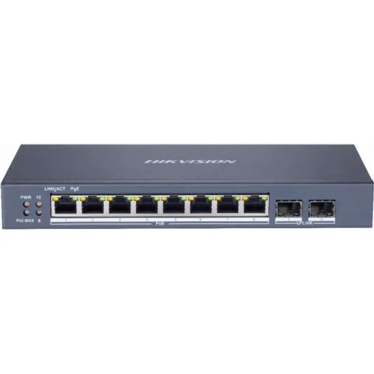 Hikvision DS-3E1510P-SI Smart Managed 8-Port Gigabit PoE Switch