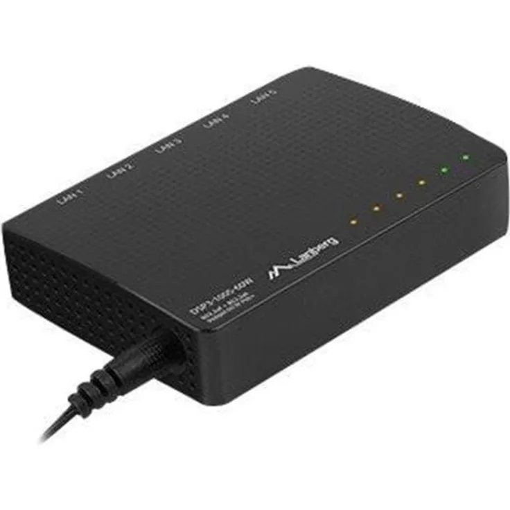 Lanberg DSP3-1005 - switch - 5 ports - unmanaged