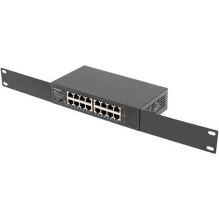 Lanberg RSGE-16 - switch - 16 ports - unmanaged - rack-mountable