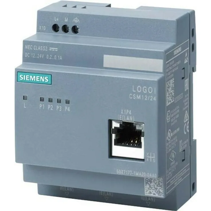Siemens Indus.Sector Scalance LOGO! CSM 12-24 Unmanaged Switch 6GK7177-1MA20-0AA0